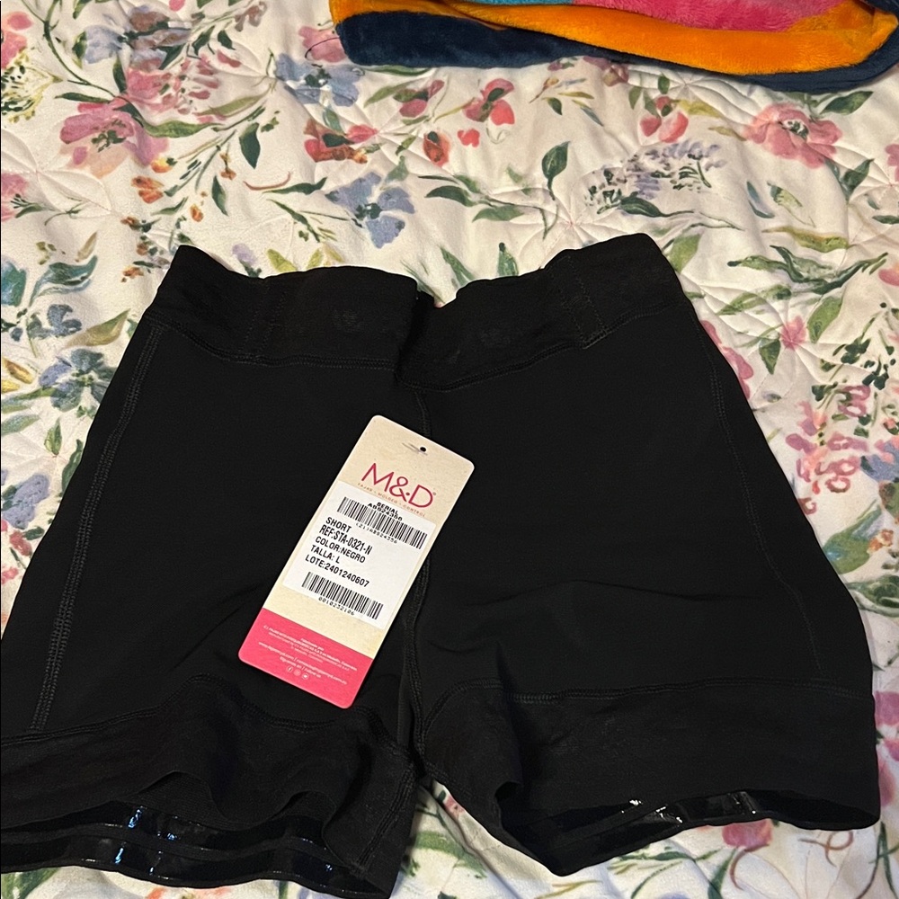 Women's Black short Colombian faja